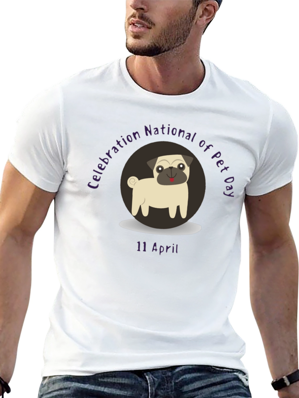 National Pet Day T-Shirt - Pug