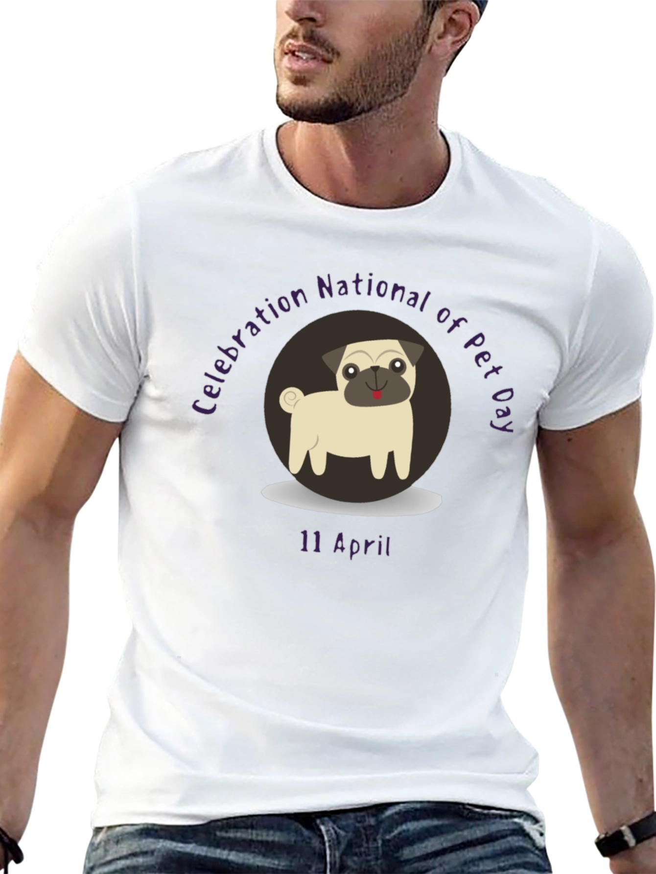 National Pet Day T-Shirt - Pug