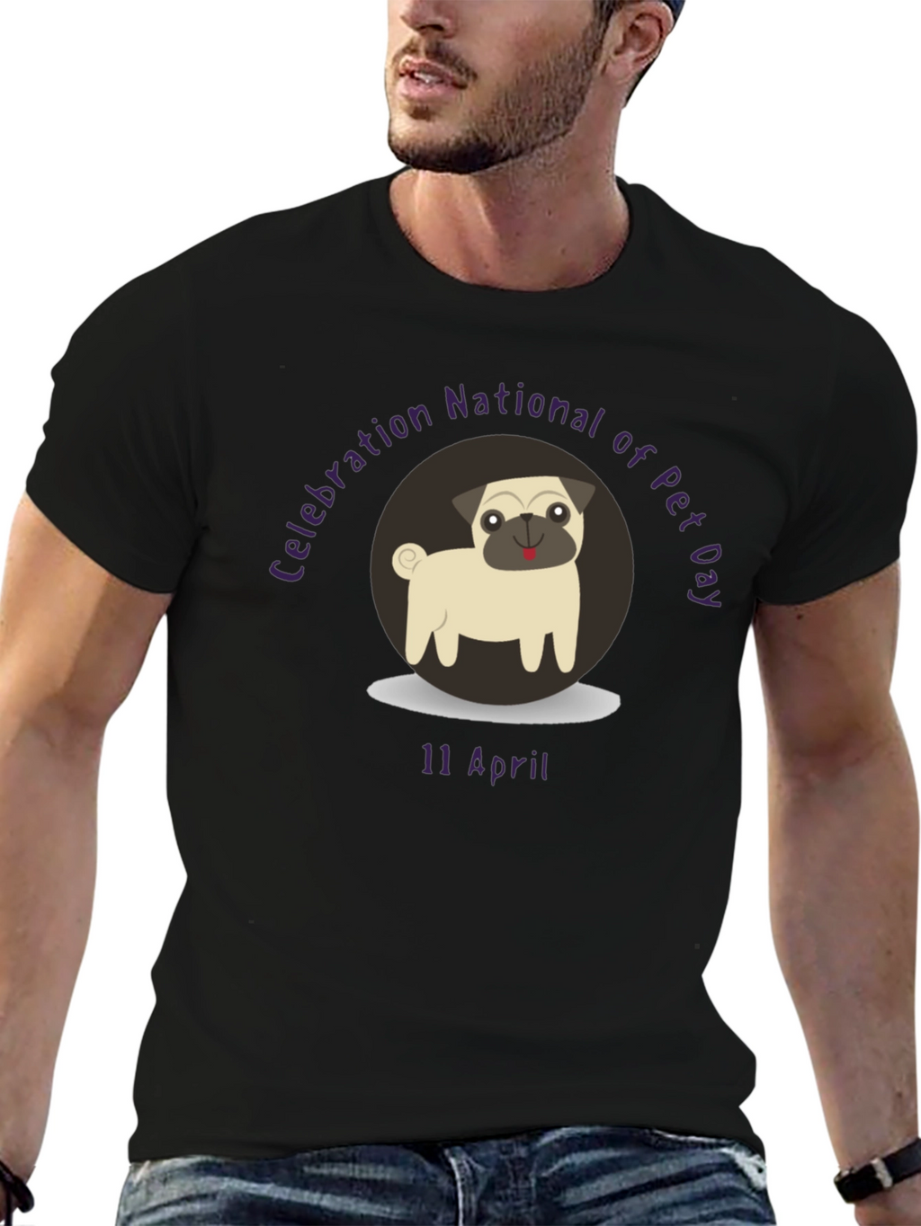 National Pet Day T-Shirt - Pug