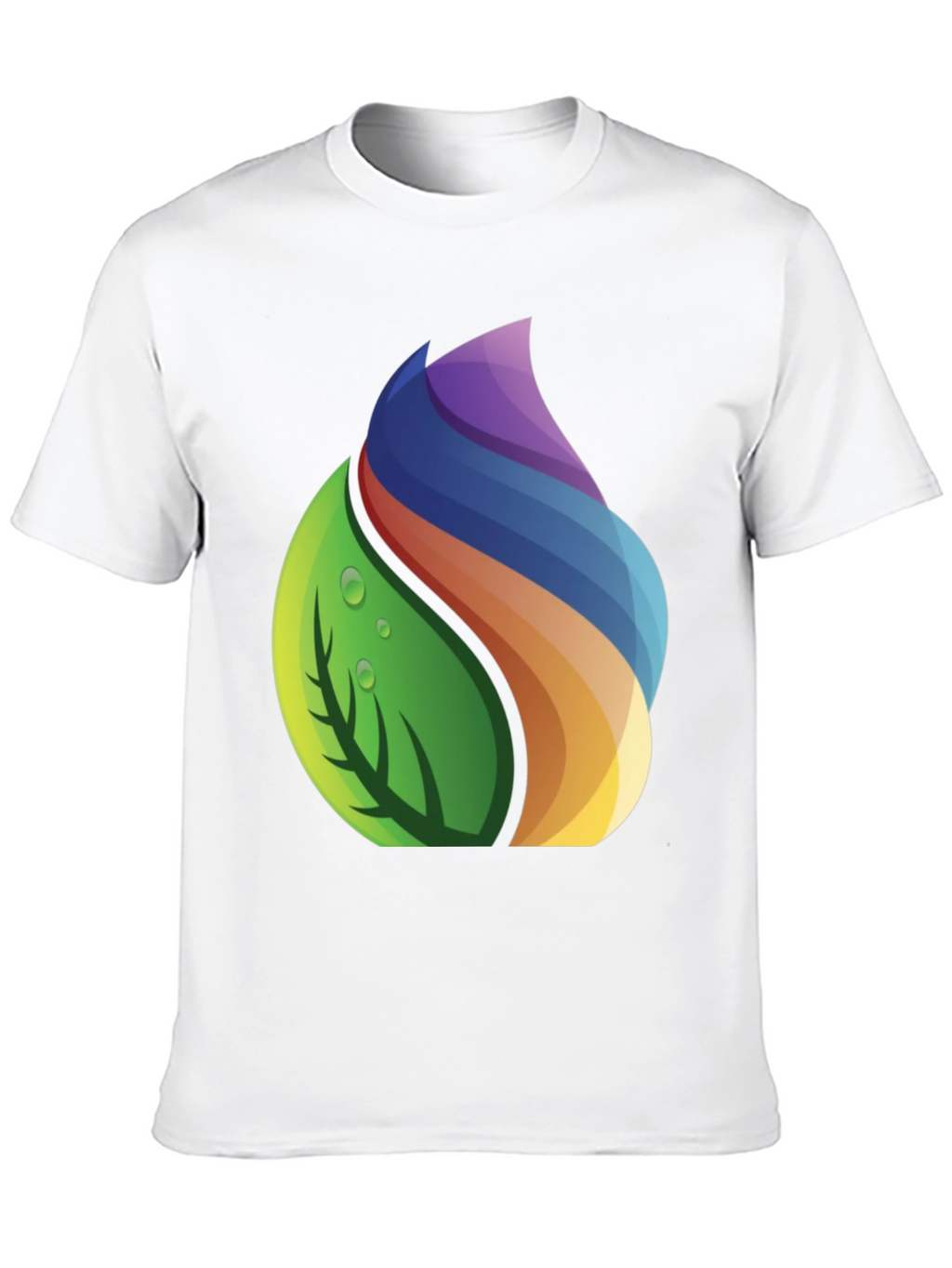 Nature Spectrum Graphic Tee - Soft Black Cotton