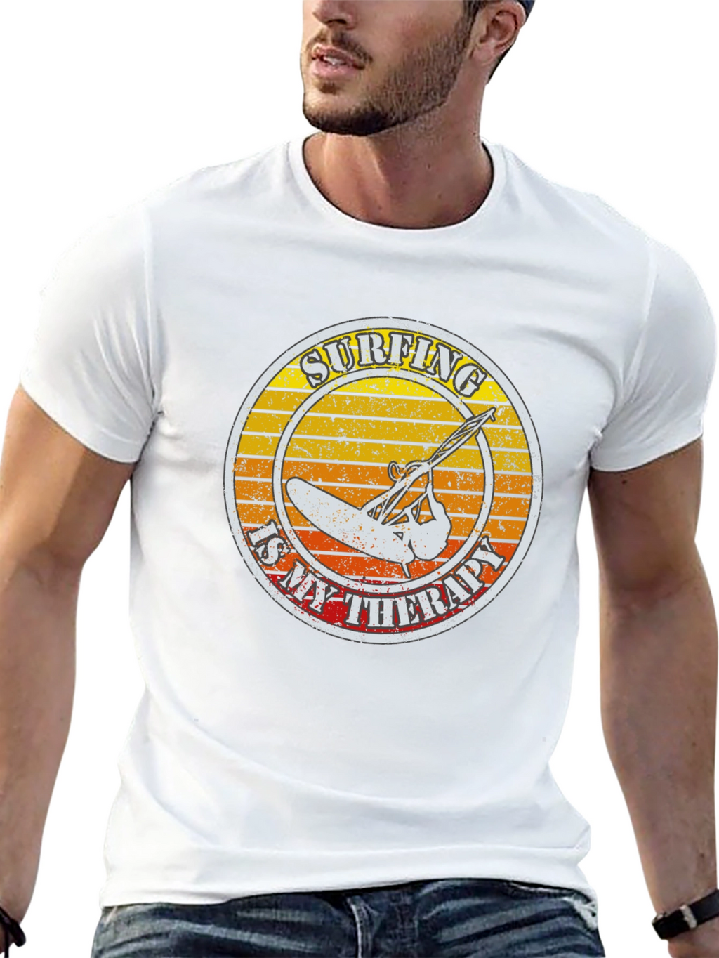 Surfing is My Therapy T-Shirt