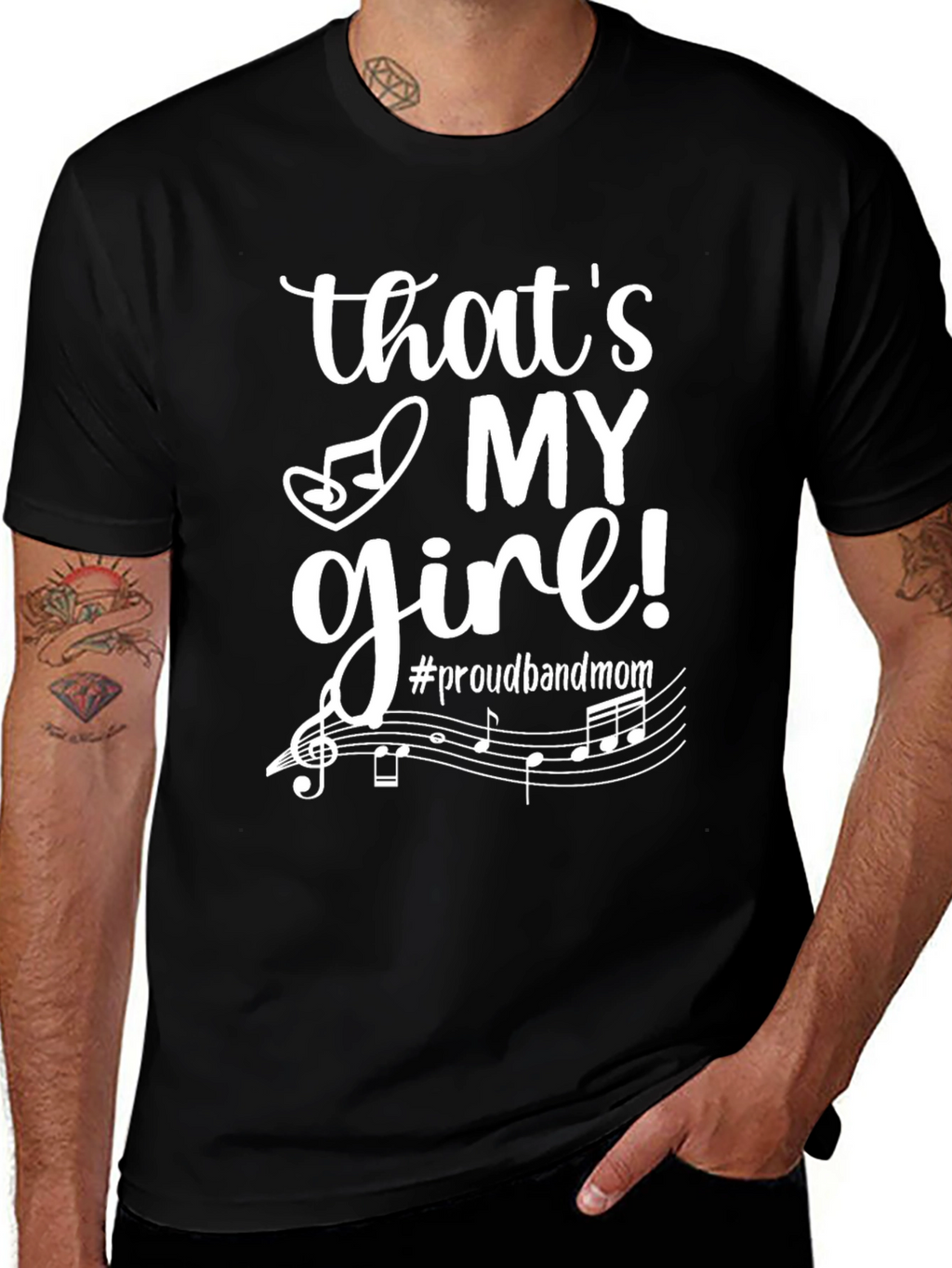 Proud Band Mom Graphic Tee - Thats My Girl!