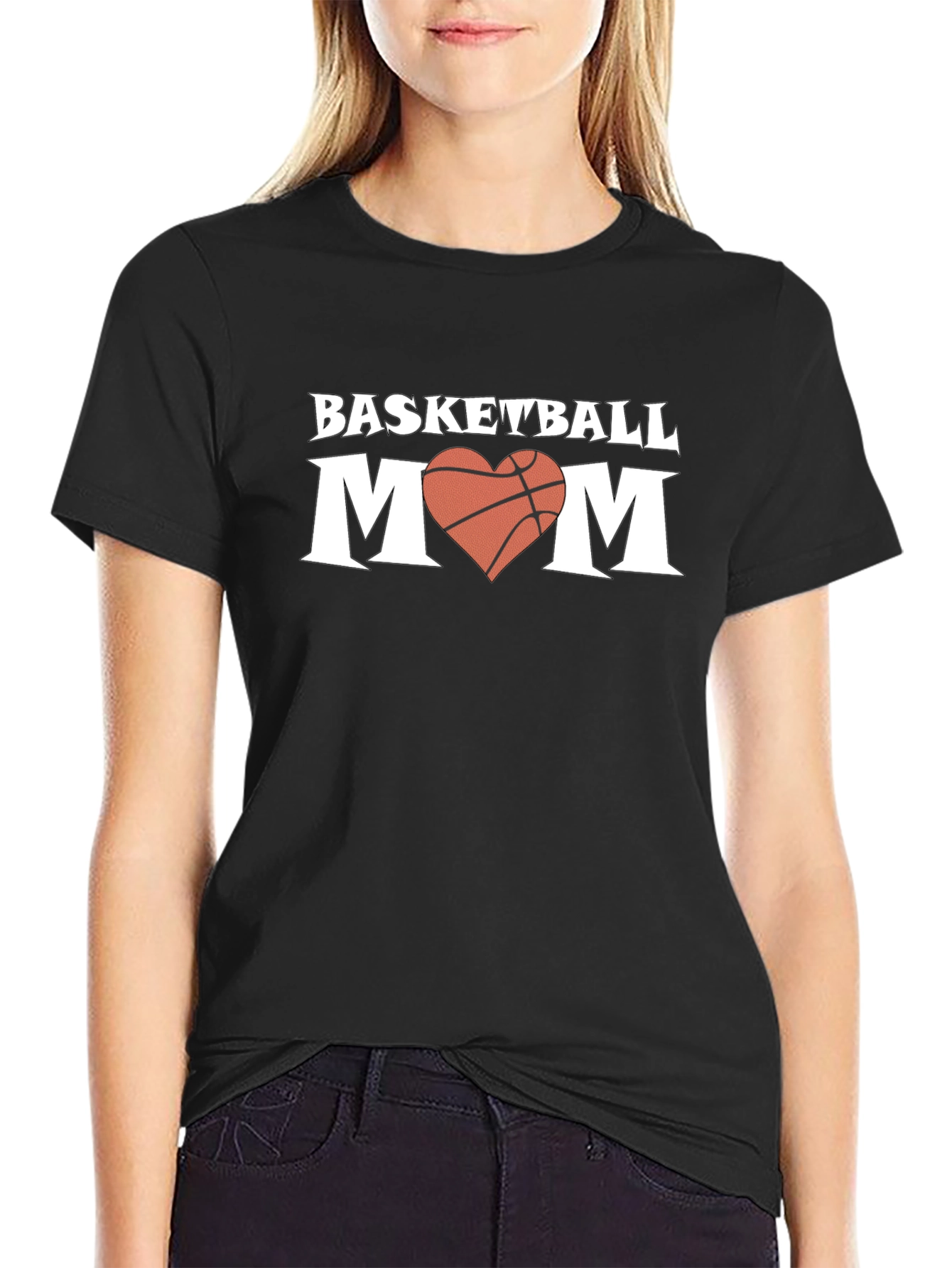 Basketball Mom Graphic T-Shirt