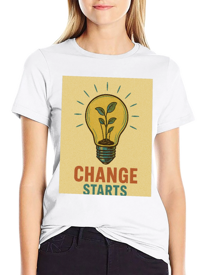 Eco-Friendly Change Starts T-Shirt