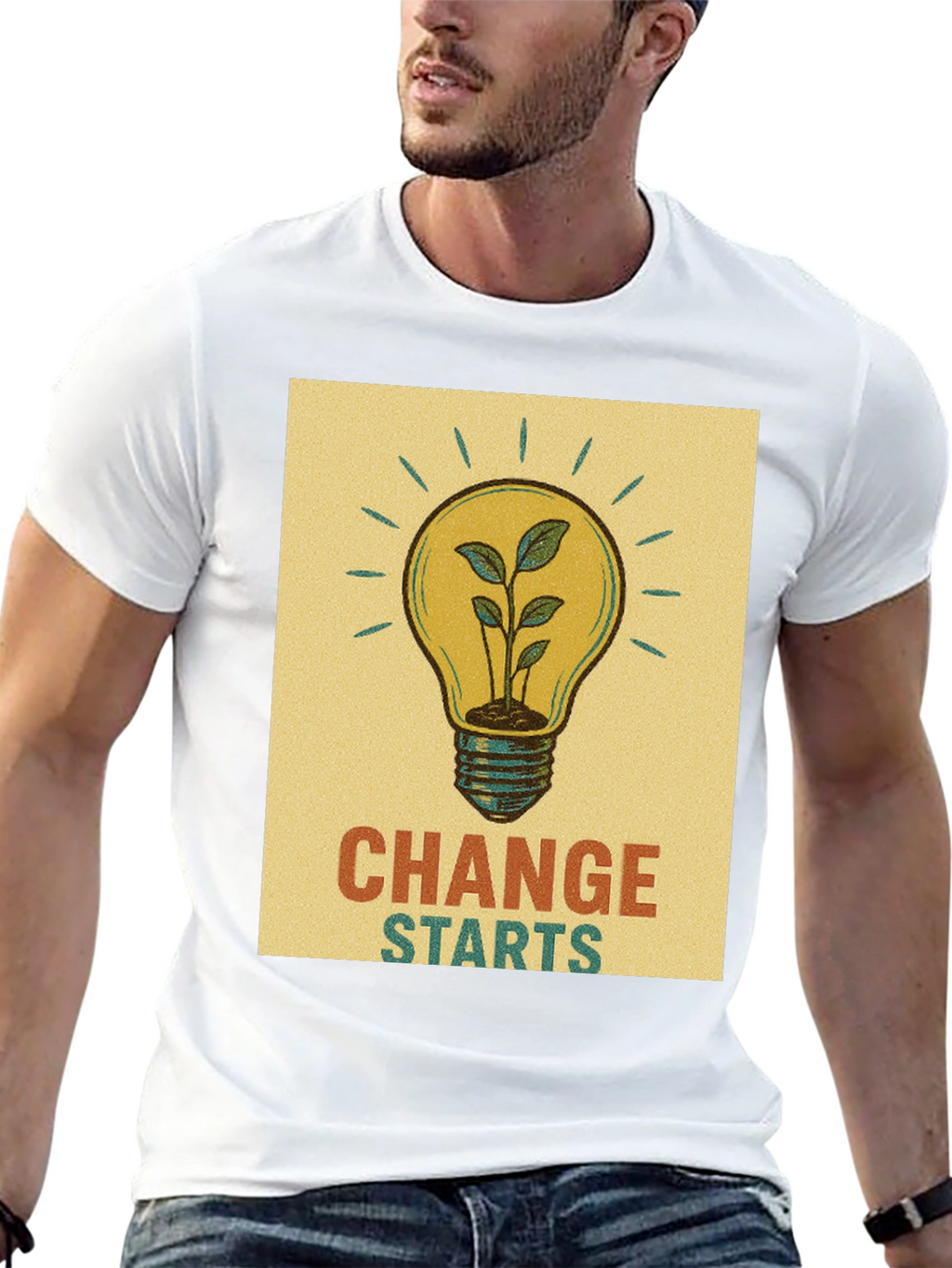 Eco-Friendly Change Starts T-Shirt