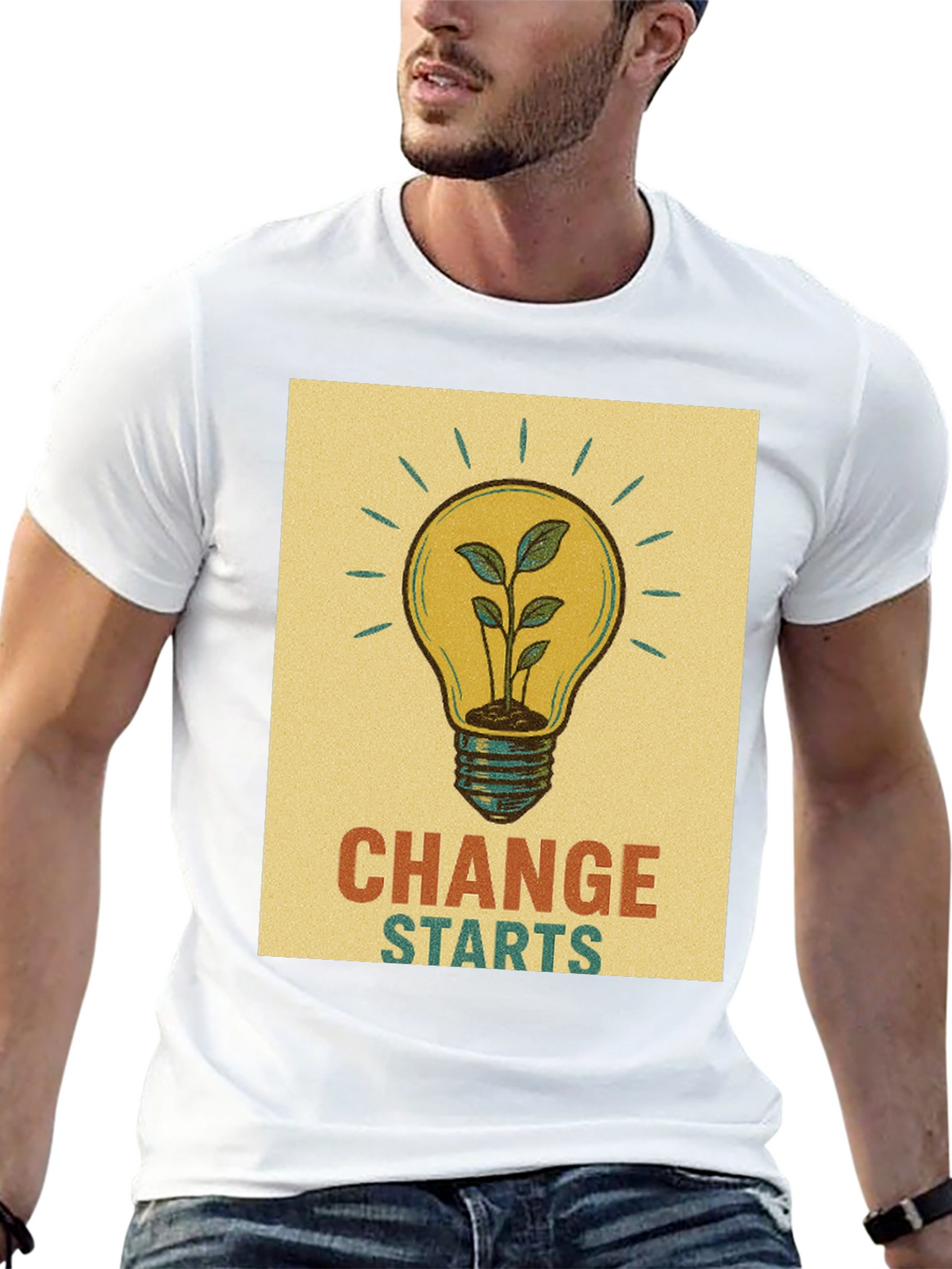 Eco-Friendly Change Starts T-Shirt
