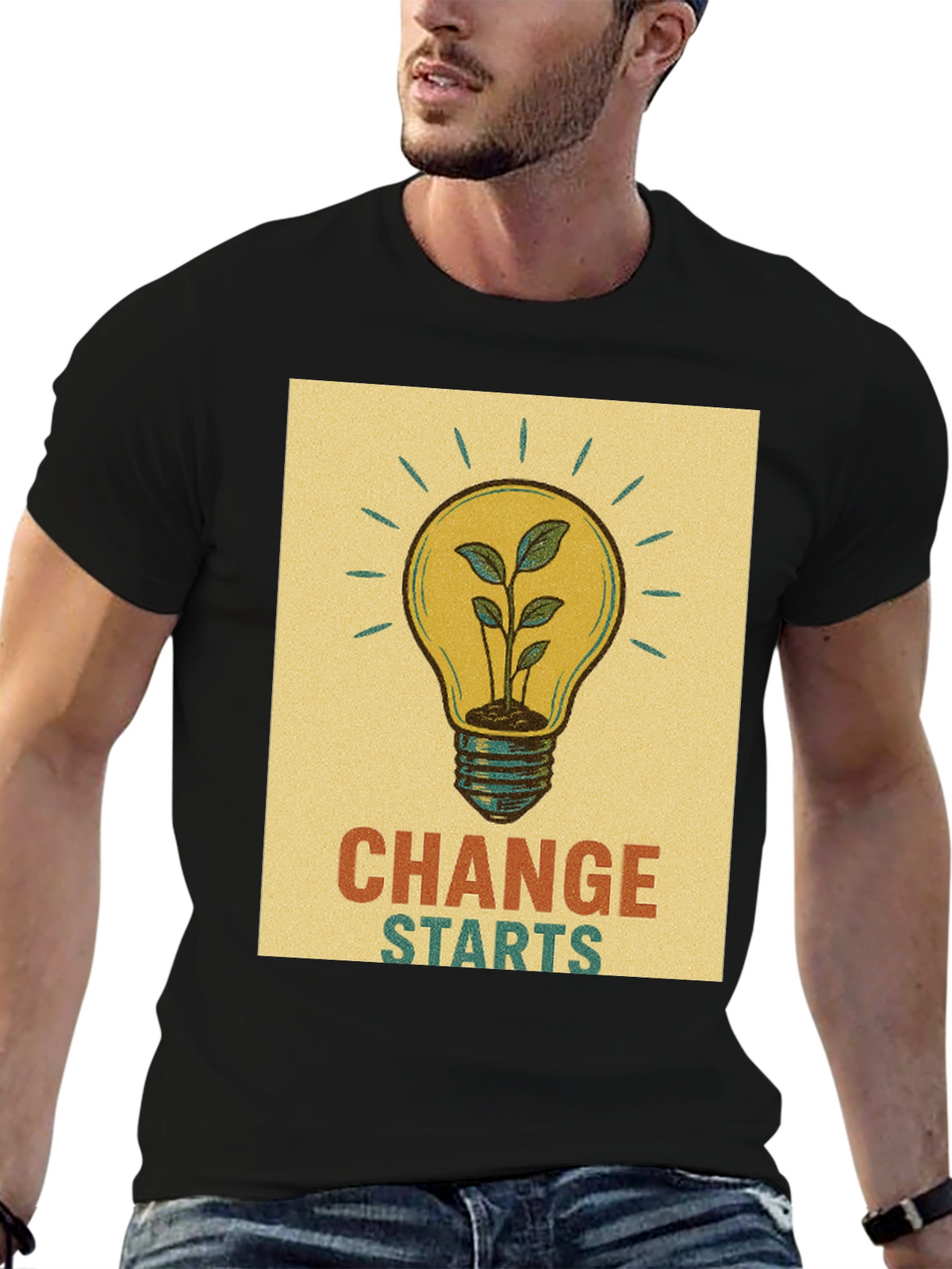 Eco-Friendly Change Starts T-Shirt