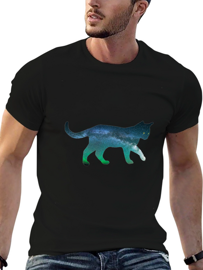 Galaxy Cat T-Shirt - Unique Space Design