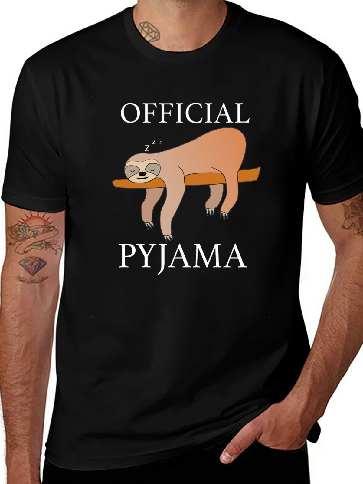 Official Pyjama Sloth T-Shirt - Relaxed & Comfy
