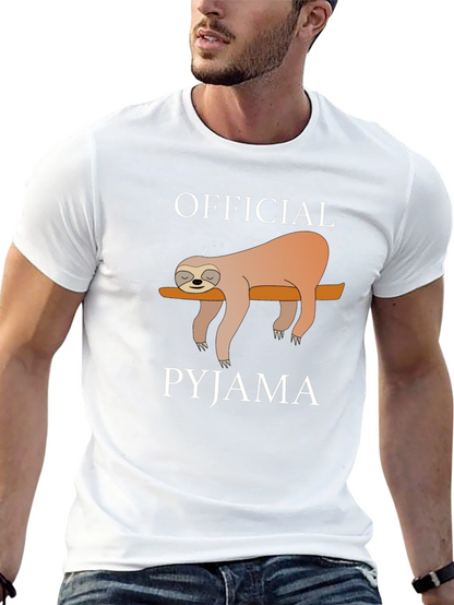 Official Pyjama Sloth T-Shirt - Relaxed & Comfy