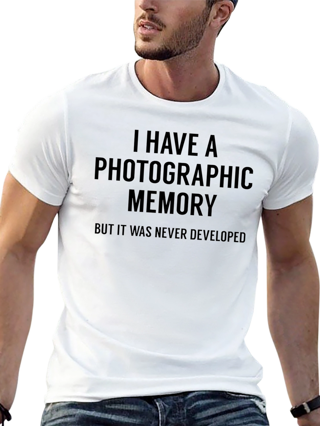 Photographic Memory Funny Graphic T-Shirt
