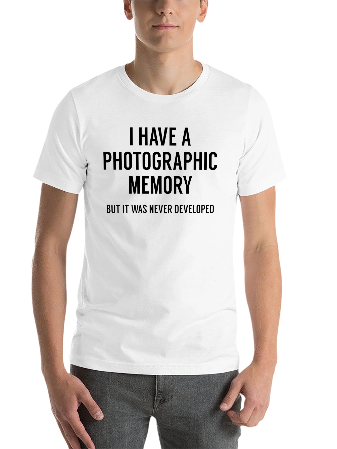 Photographic Memory Funny Graphic T-Shirt
