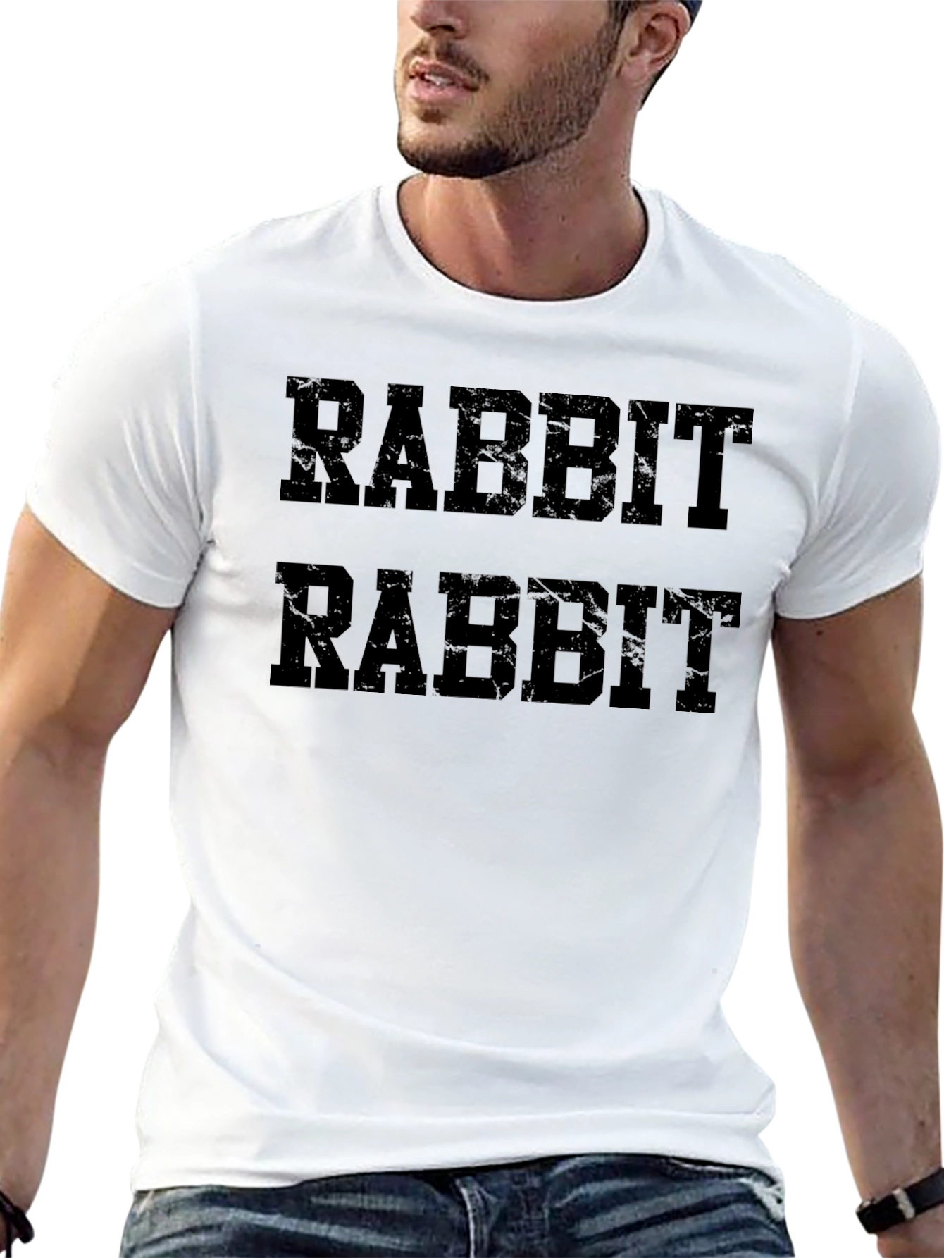 Rabbit Rabbit Lucky Graphic T-Shirt