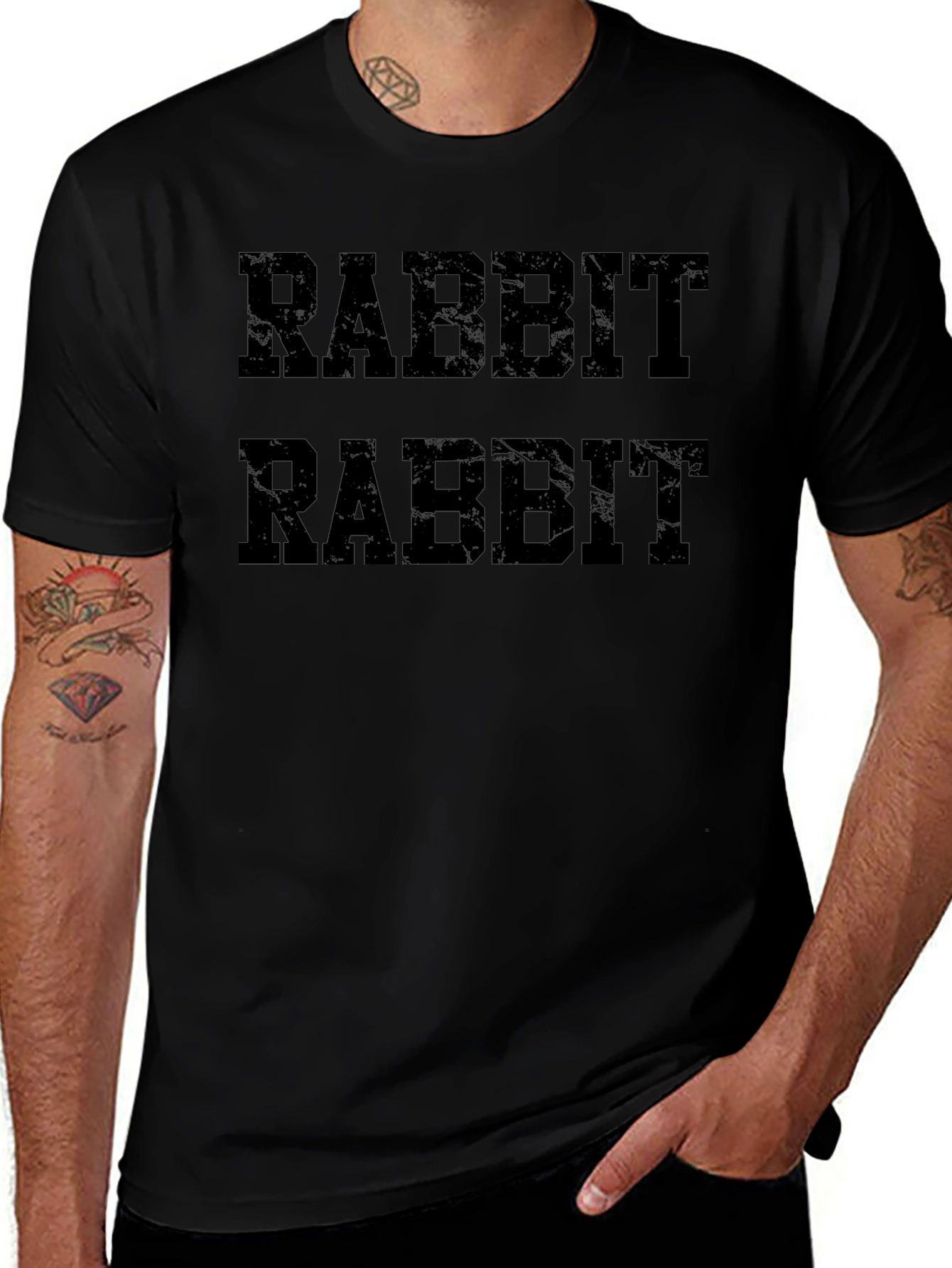 Rabbit Rabbit Lucky Graphic T-Shirt