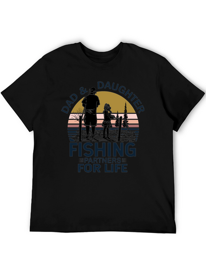 Dad & Daughter Fishing Partners for Life T-Shirt