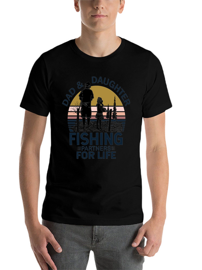 Dad & Daughter Fishing Partners for Life T-Shirt