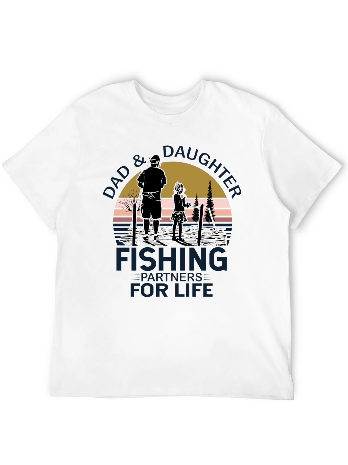 Dad & Daughter Fishing Partners for Life T-Shirt