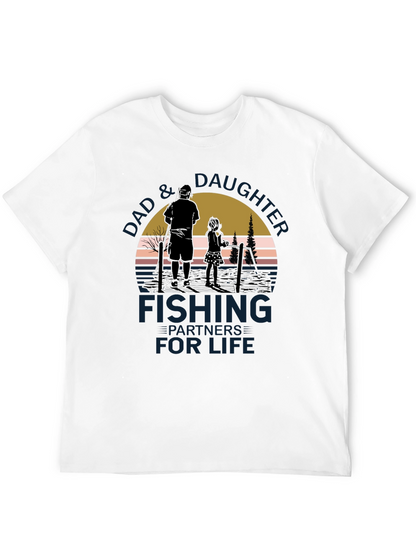 Dad & Daughter Fishing Partners for Life T-Shirt