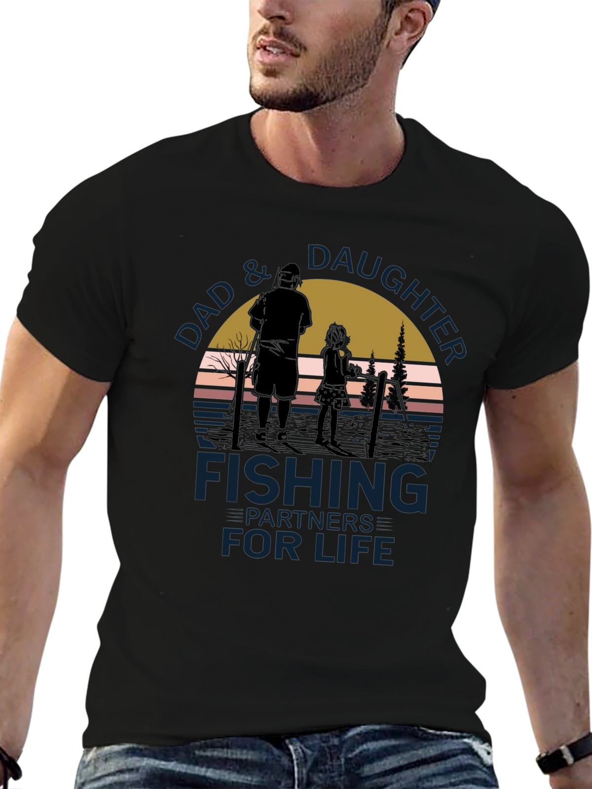 Dad & Daughter Fishing Partners for Life T-Shirt