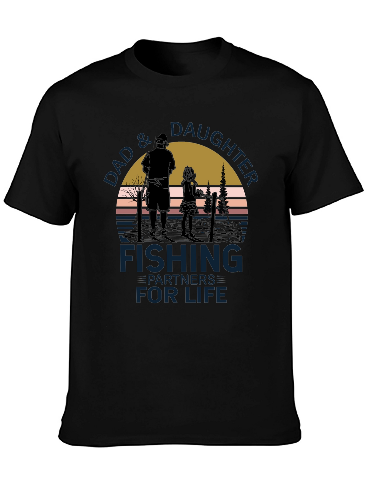 Dad & Daughter Fishing Partners for Life T-Shirt