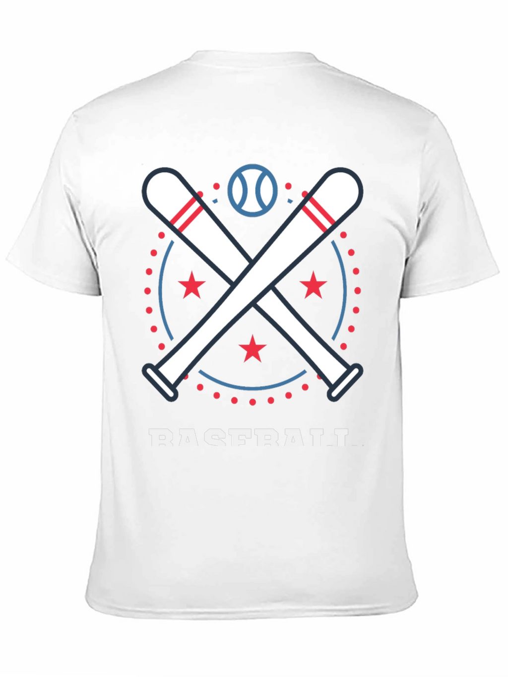 Baseball Bats & Stars Graphic Tee