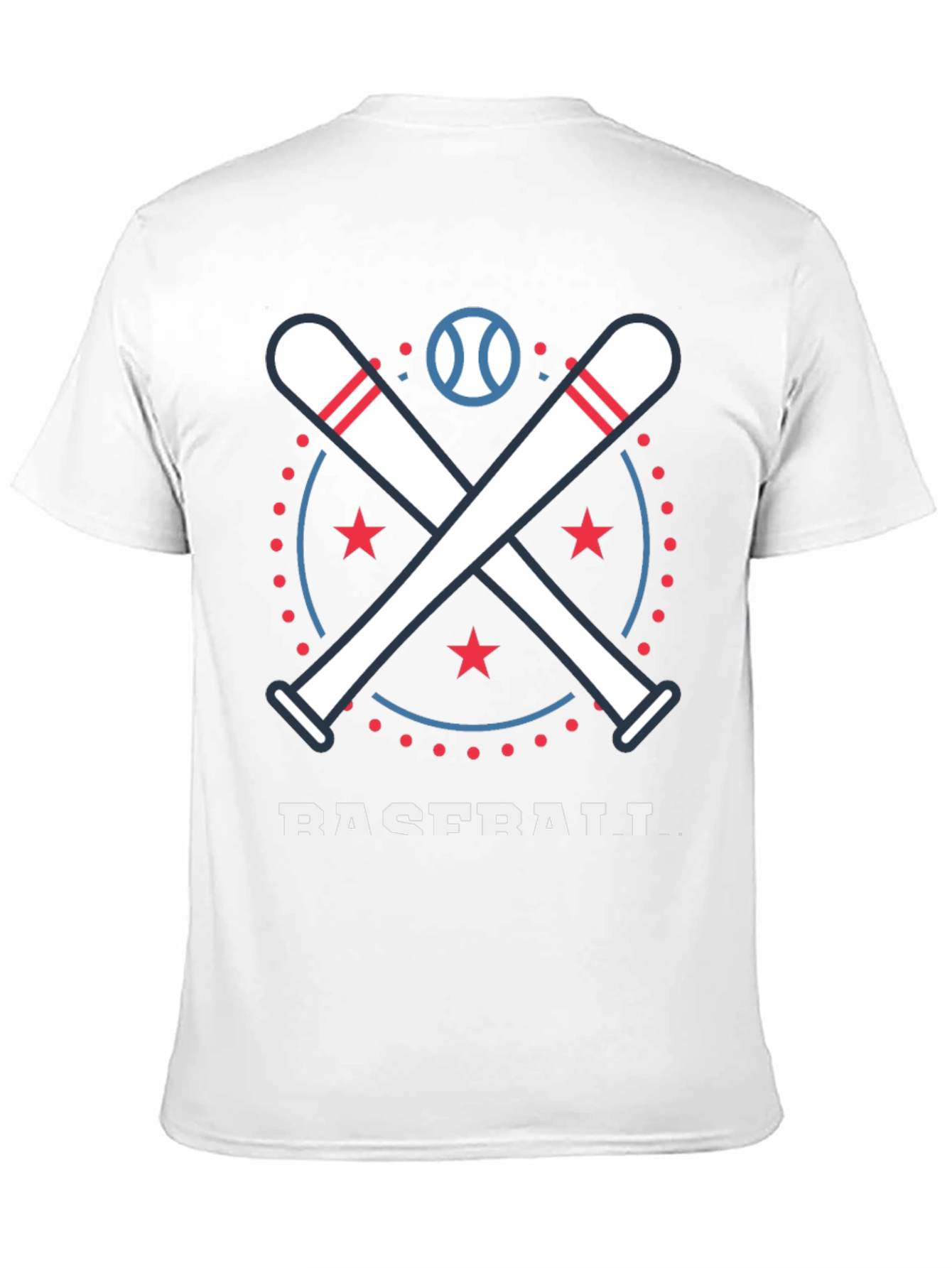 Baseball Bats & Stars Graphic Tee