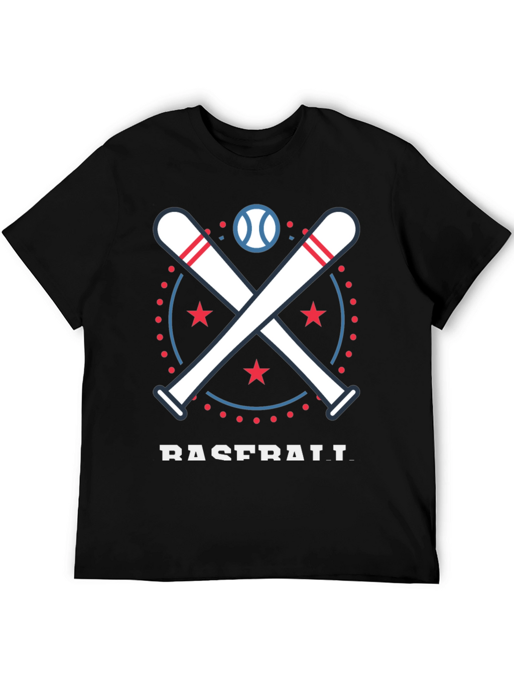 Baseball Bats & Stars Graphic Tee
