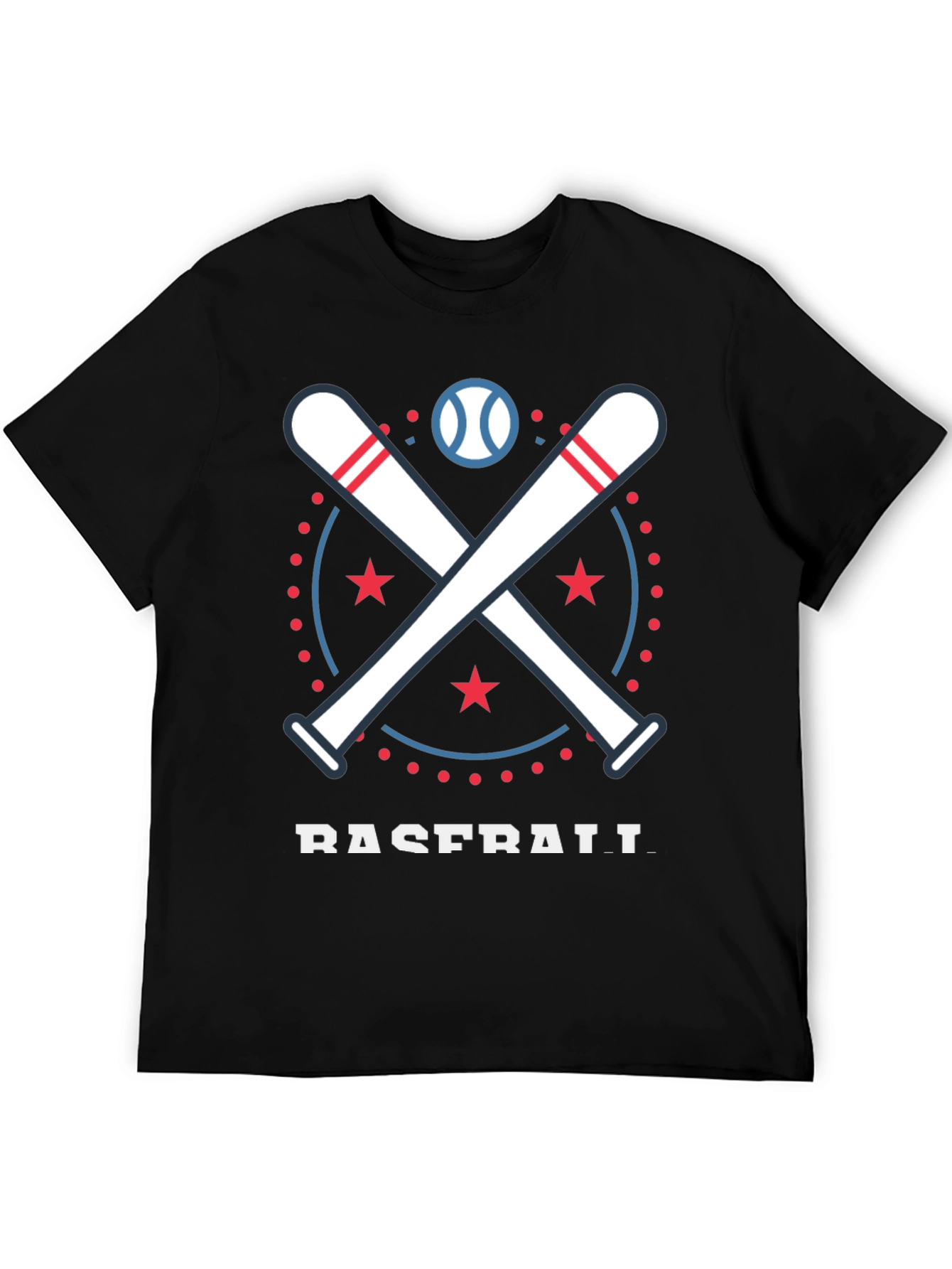 Baseball Bats & Stars Graphic Tee