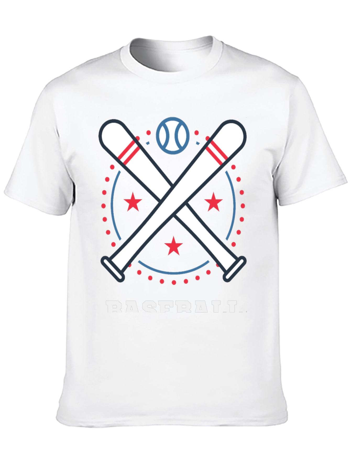 Baseball Bats & Stars Graphic Tee