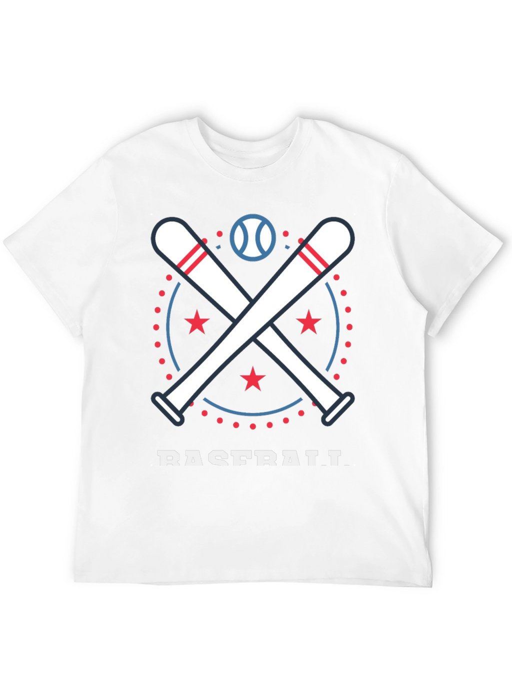 Baseball Bats & Stars Graphic Tee
