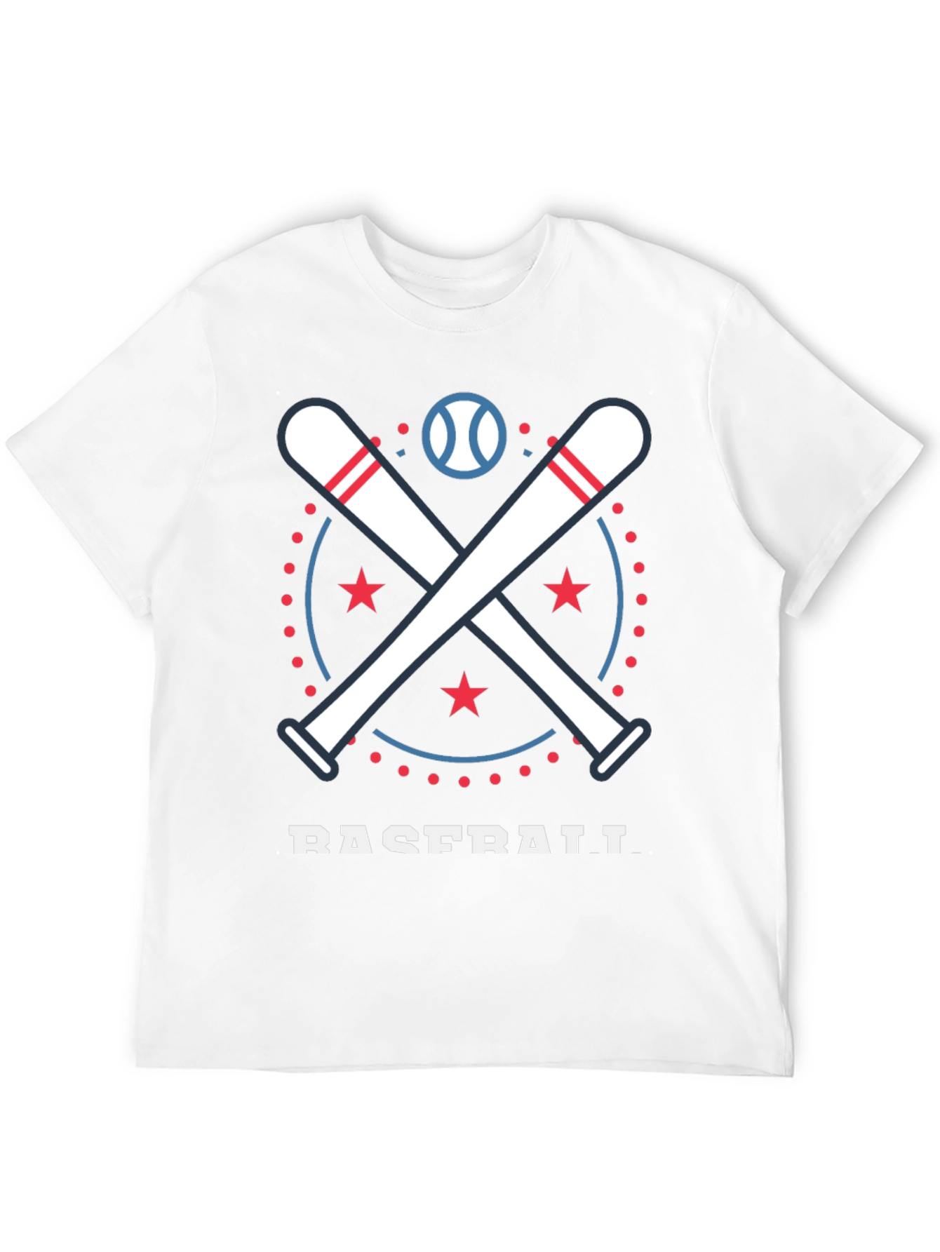 Baseball Bats & Stars Graphic Tee