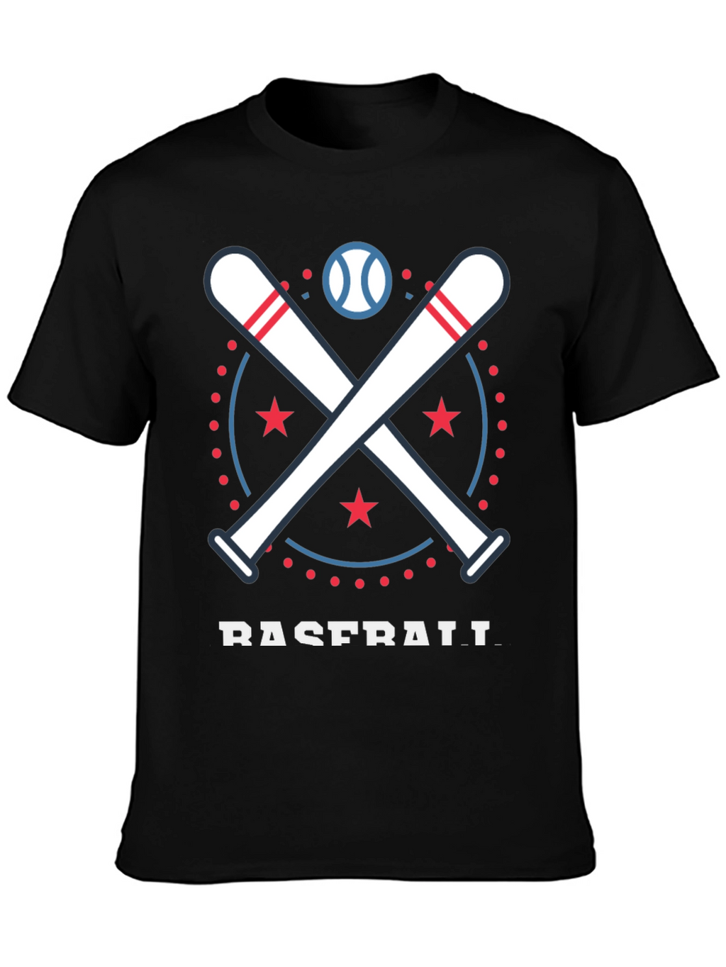 Baseball Bats & Stars Graphic Tee