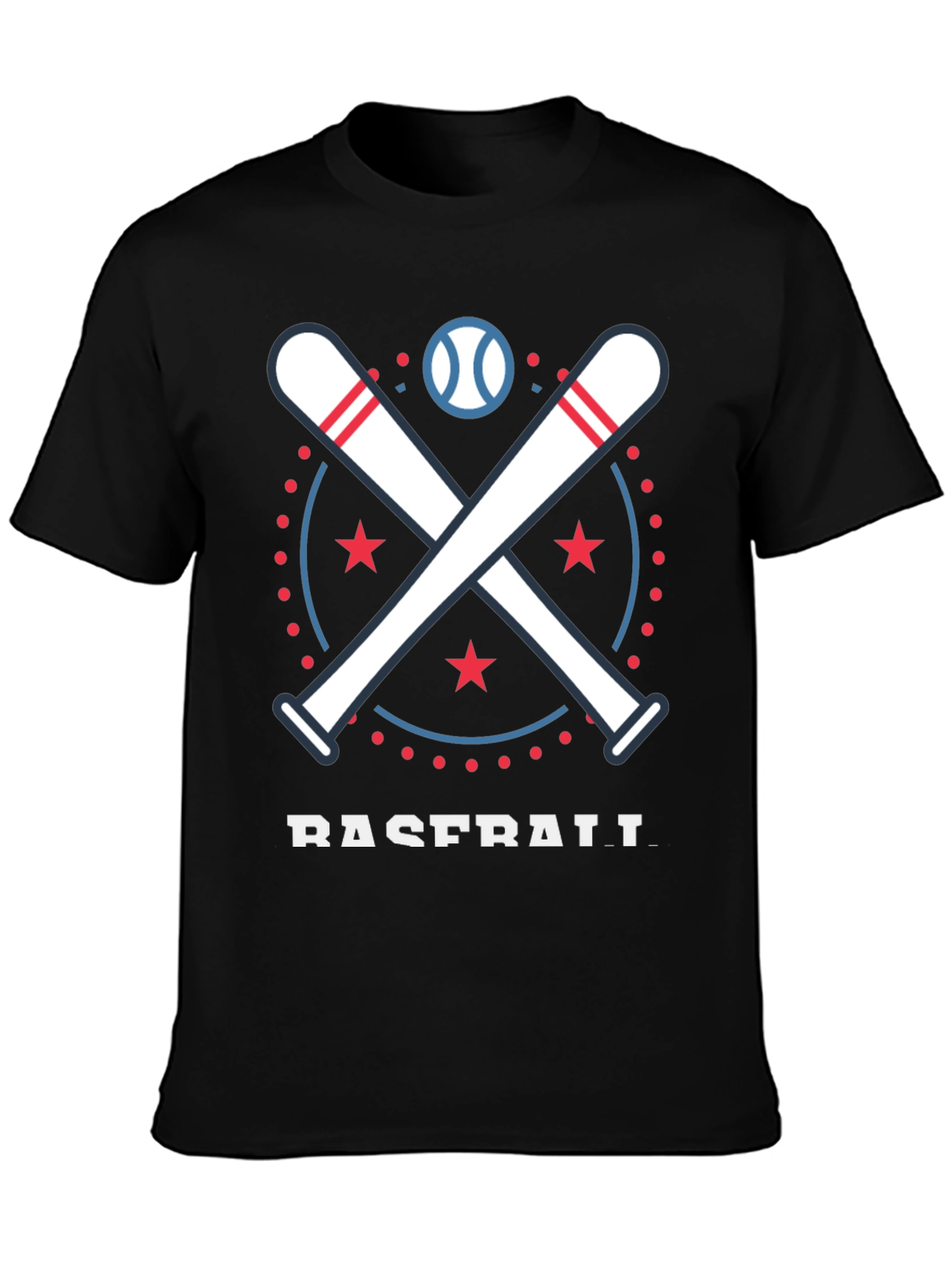 Baseball Bats & Stars Graphic Tee