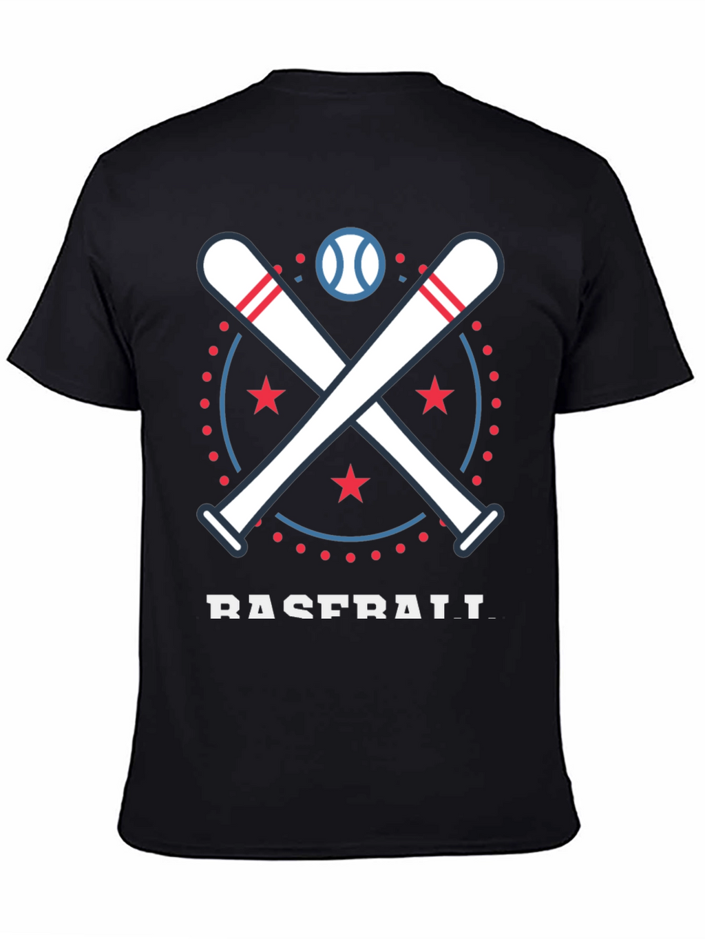 Baseball Bats & Stars Graphic Tee