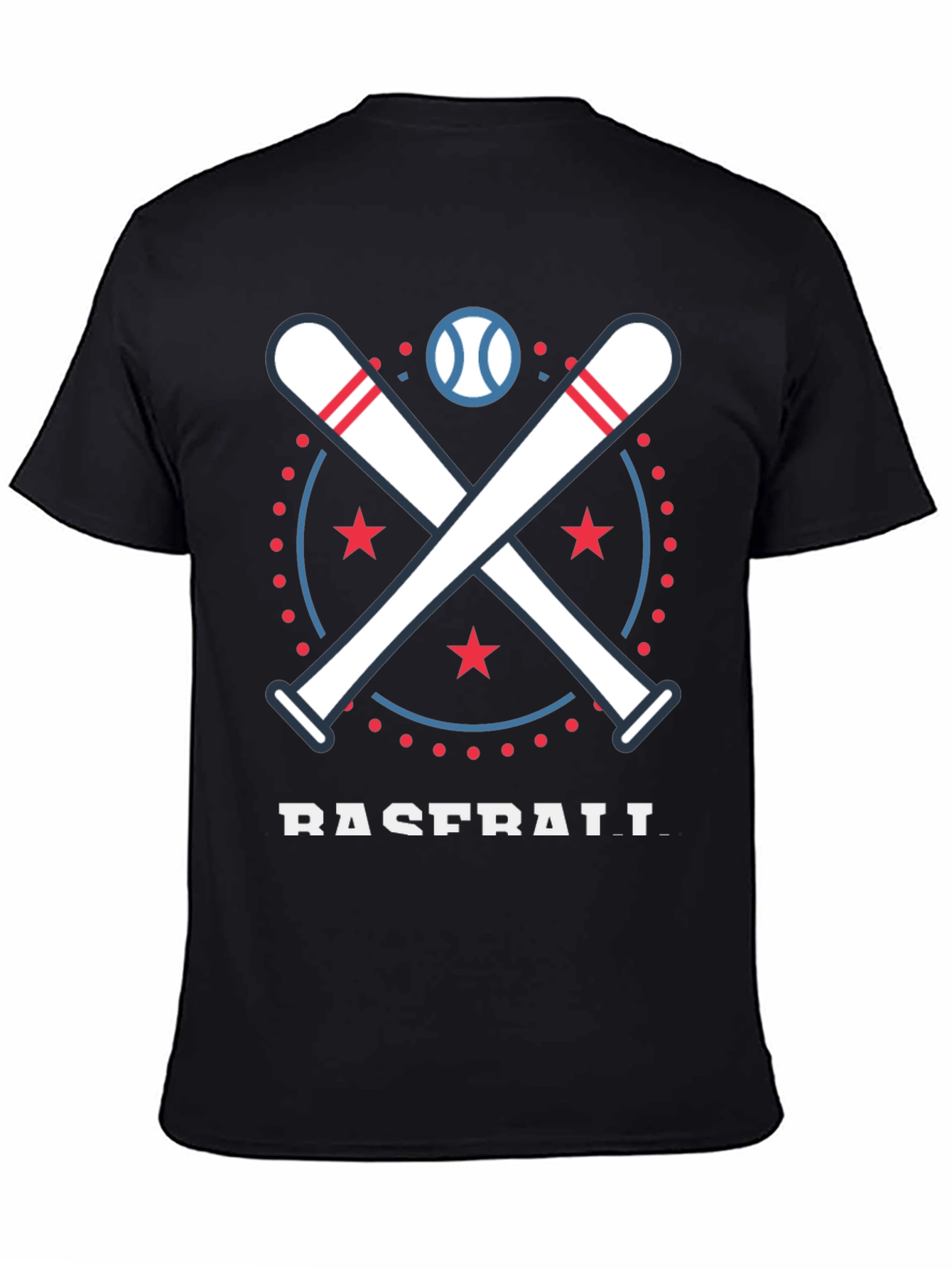 Baseball Bats & Stars Graphic Tee