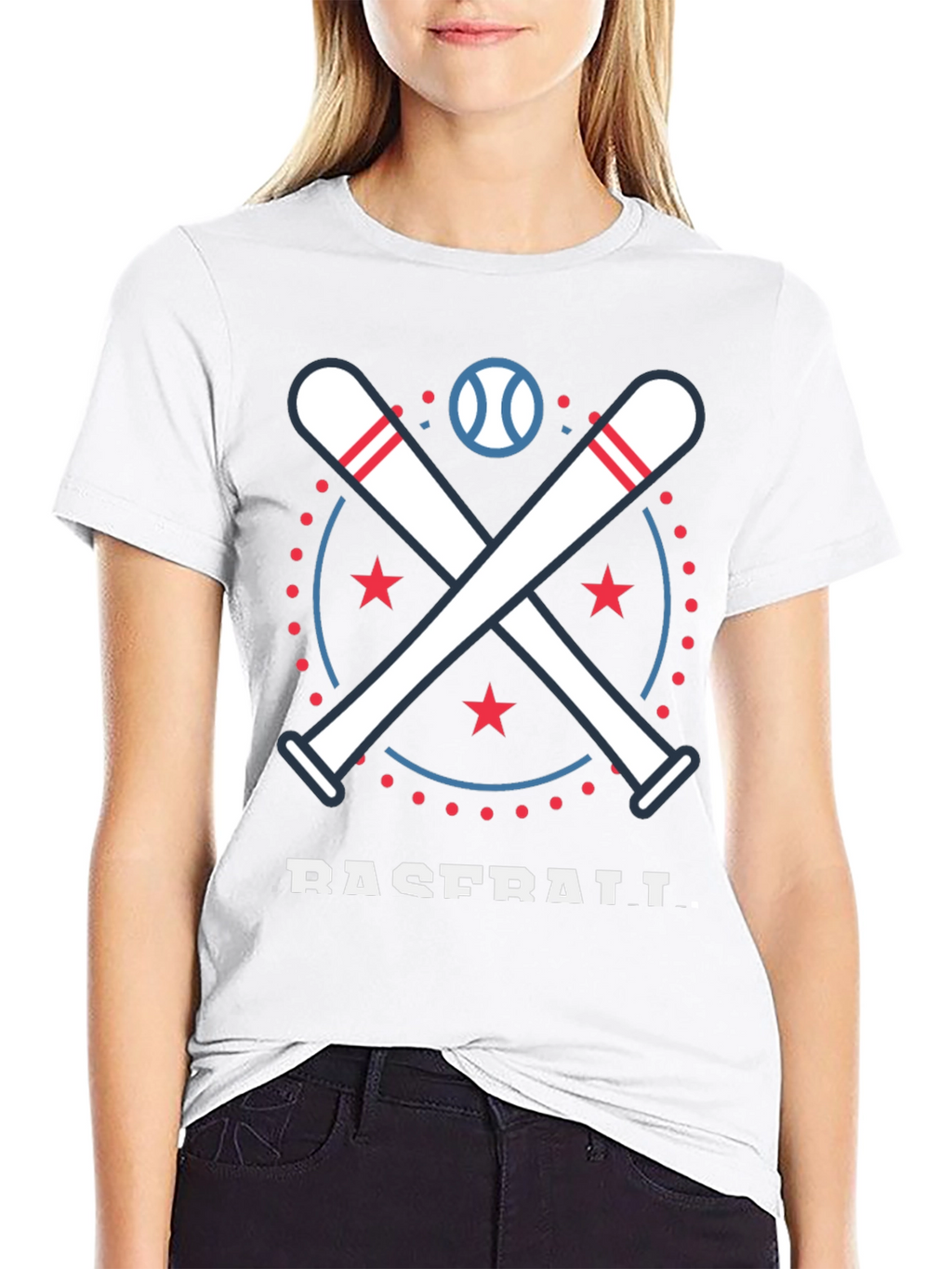 Baseball Bats & Stars Graphic Tee