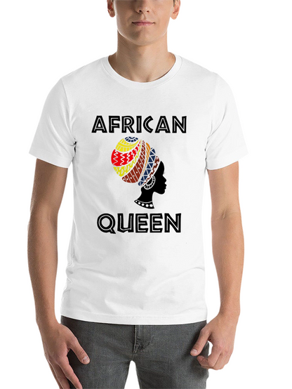 African Queen Graphic Tee - Stylish Black T-Shirt