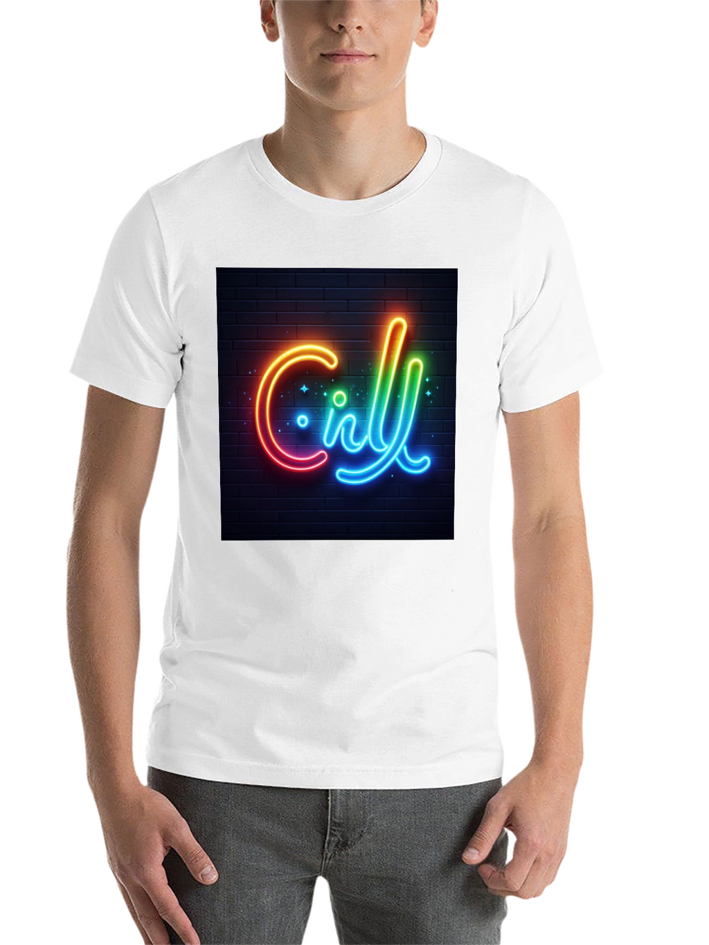 Chill Neon Graphic T-Shirt