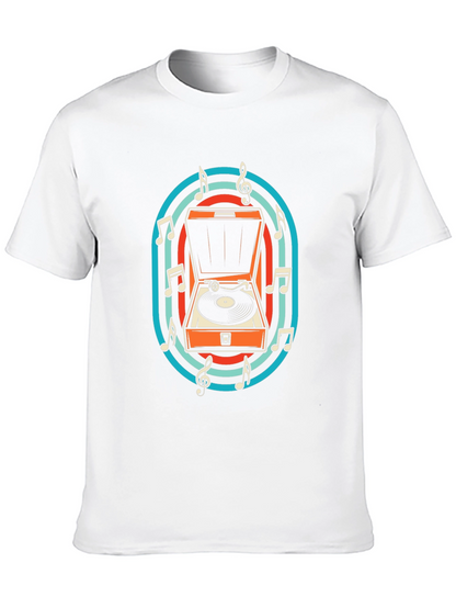 Retro Turntable Music T-Shirt