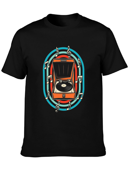 Retro Turntable Music T-Shirt