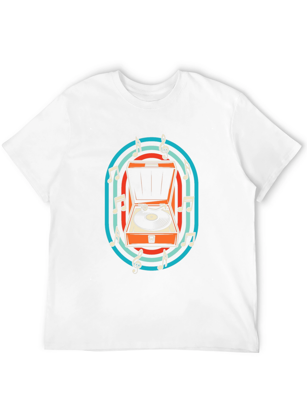 Retro Turntable Music T-Shirt