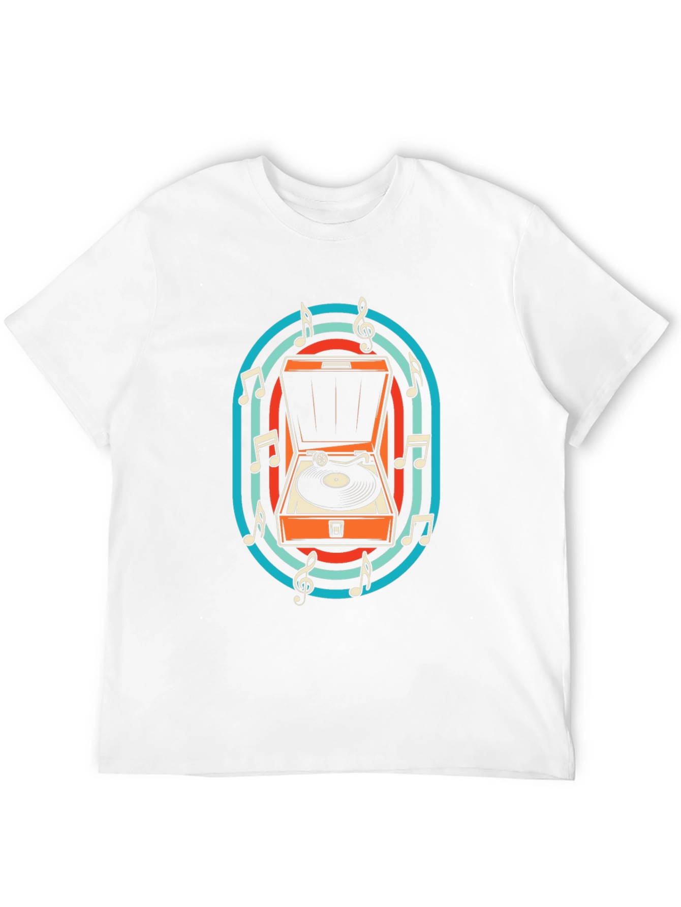 Retro Turntable Music T-Shirt