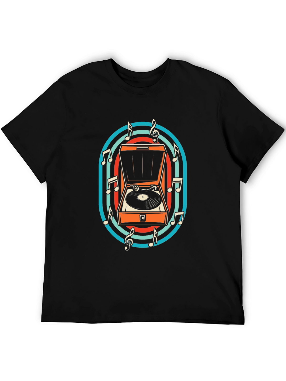 Retro Turntable Music T-Shirt