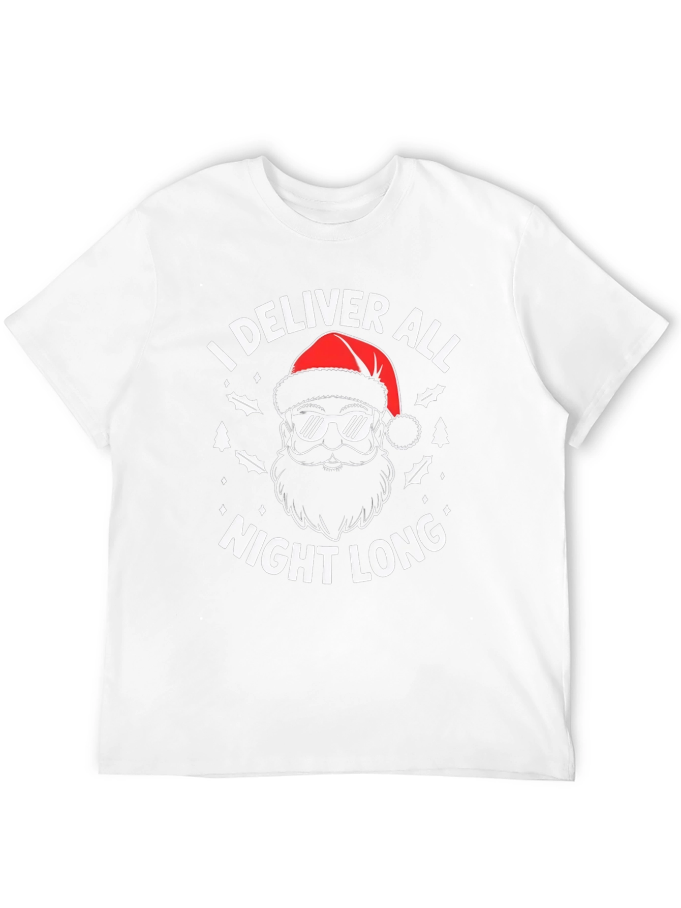 I Deliver All Night Long Christmas Graphic Tee