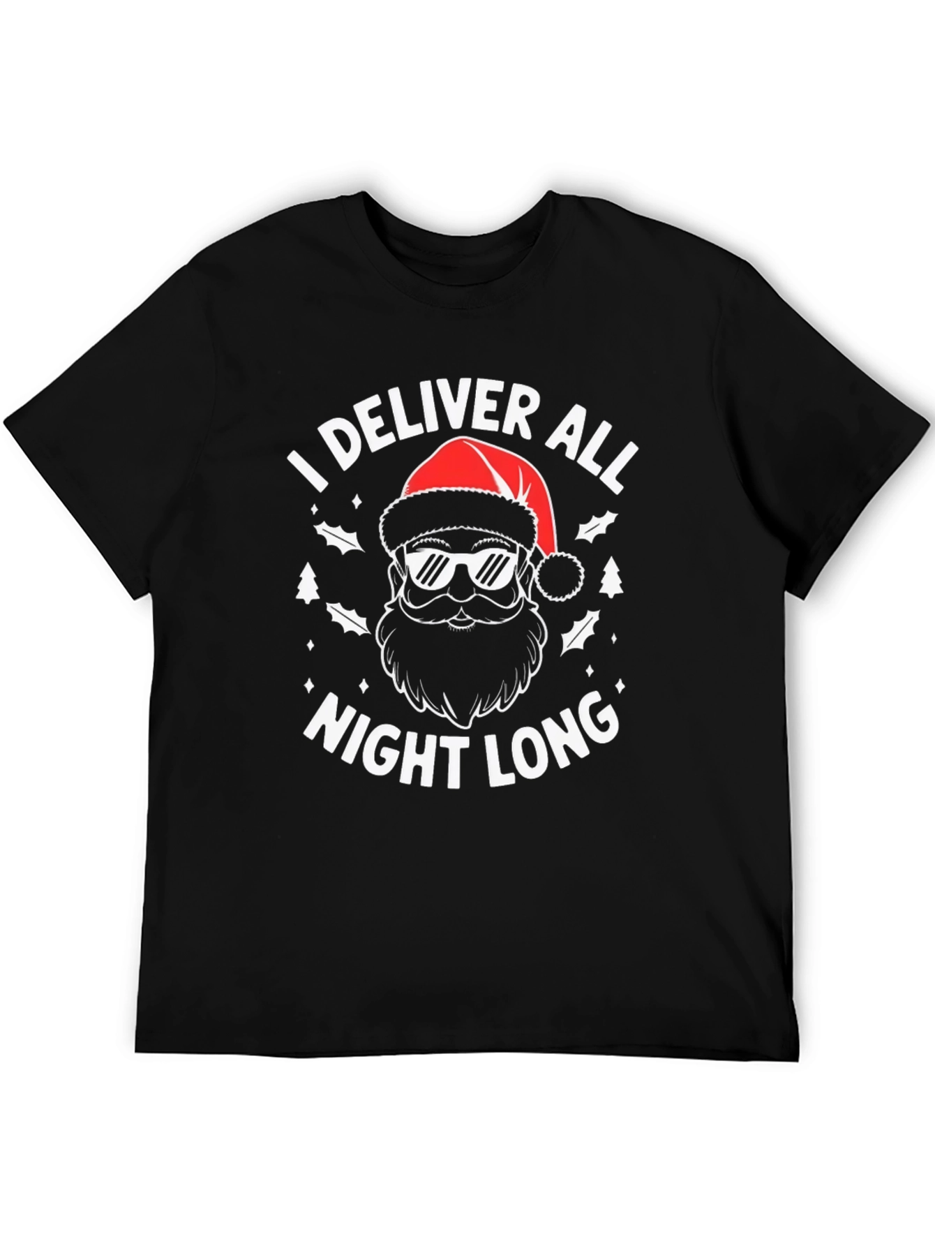 I Deliver All Night Long Christmas Graphic Tee