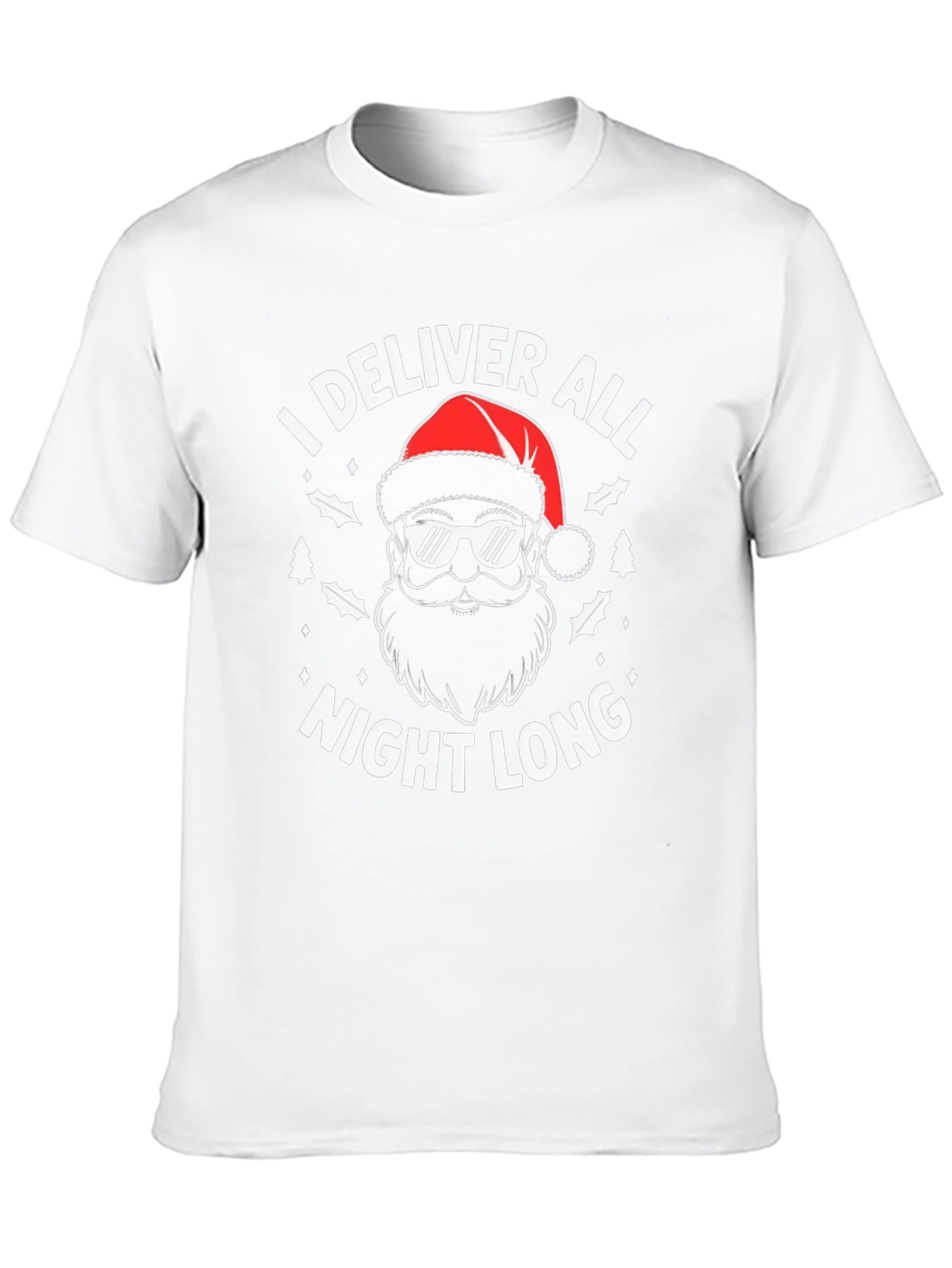 I Deliver All Night Long Christmas Graphic Tee