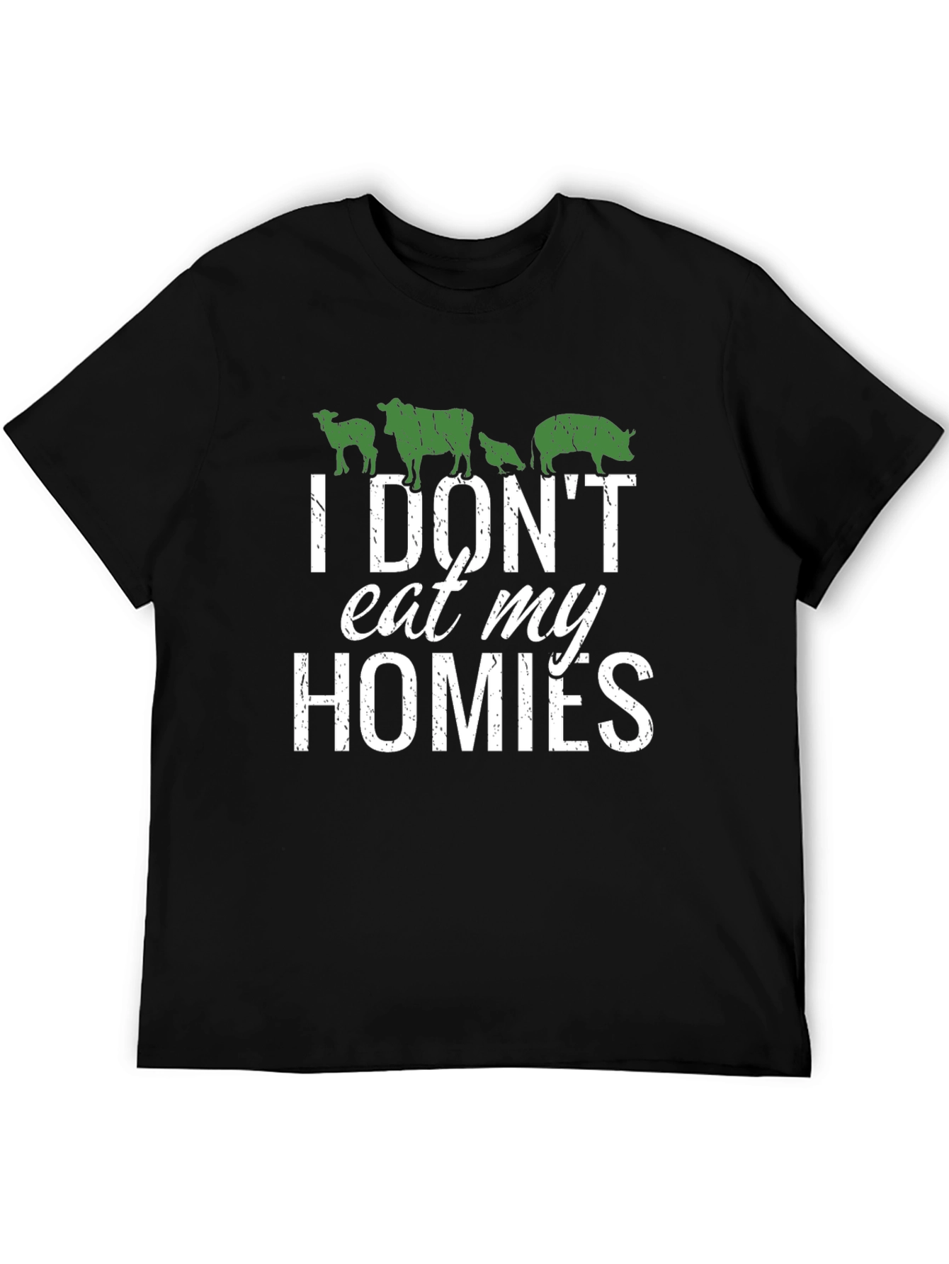Vegan T-Shirt - I Dont Eat My Homies