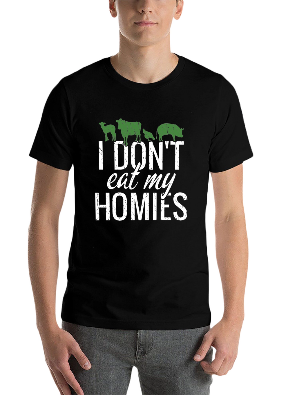 Vegan T-Shirt - I Dont Eat My Homies