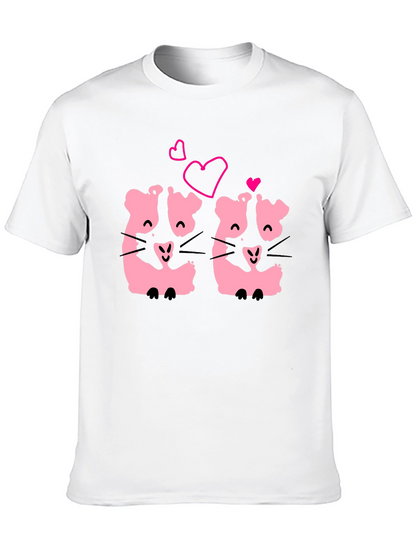 Cute Kawaii Hamsters Love T-Shirt