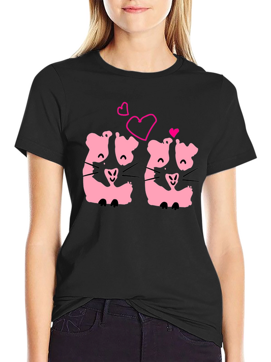 Cute Kawaii Hamsters Love T-Shirt